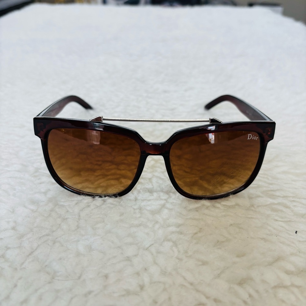 Christian Dior Brown Gradient Women Square Oversized Sunglasses - Picture 12 of 15